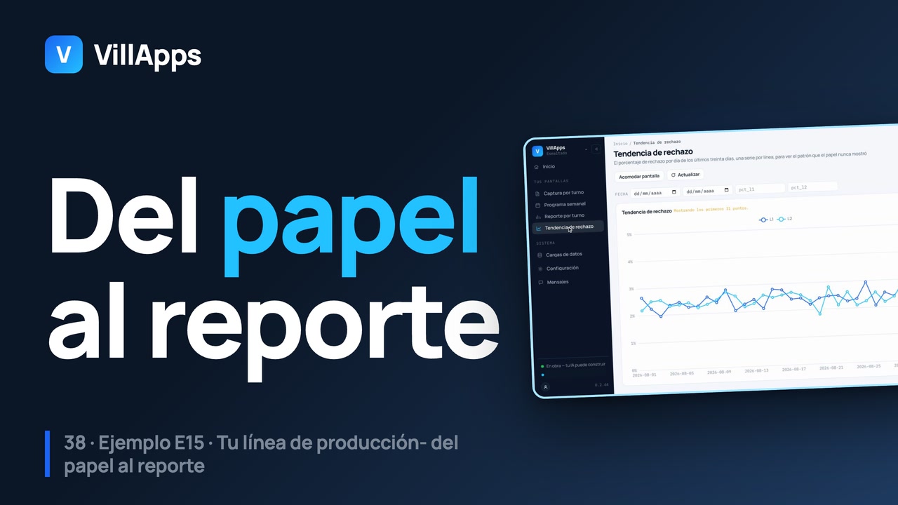 Miniatura del video 38: Producción por línea: del formato de papel al reporte