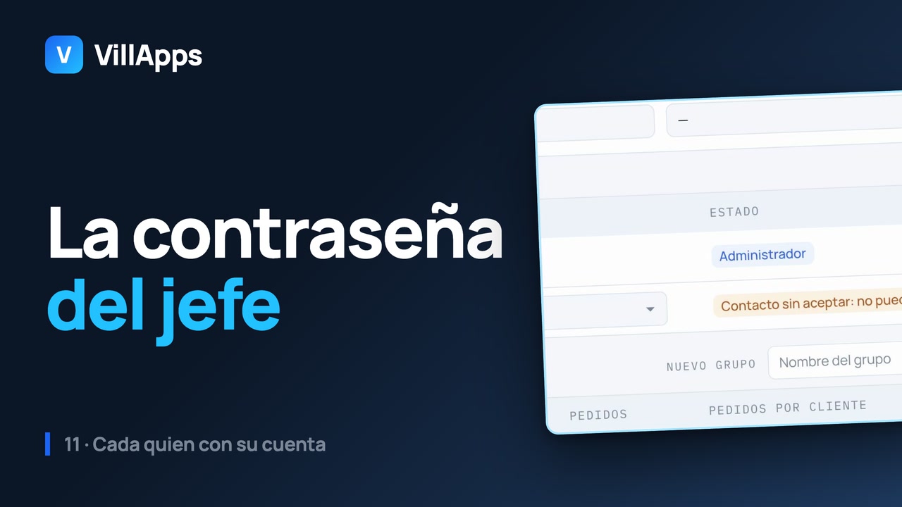 Miniatura del video 11: Cada quien con su cuenta: se acabó la contraseña del jefe