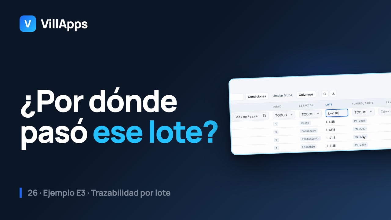 Miniatura del video 26: Trazabilidad por lote: por dónde pasó y qué ya está afuera