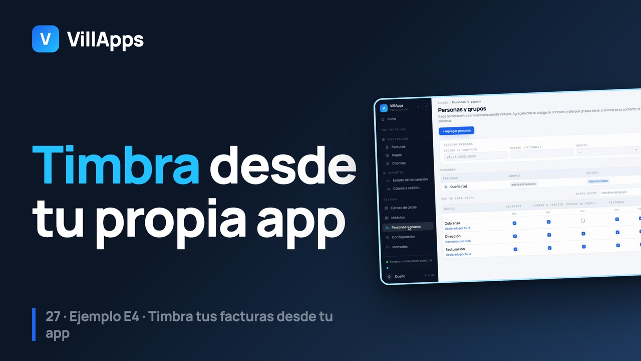 Miniatura del video 27: Timbrar CFDI desde tu app: del export del ERP al folio fiscal